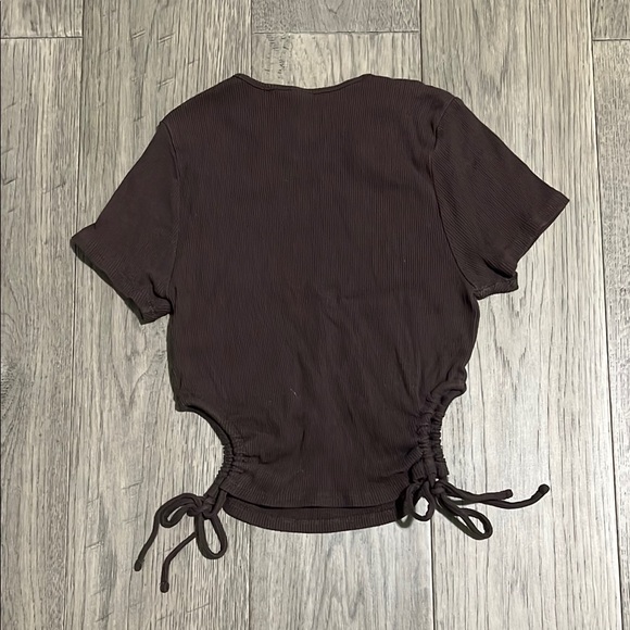 Brown Ruched Top - Picture 2 of 3